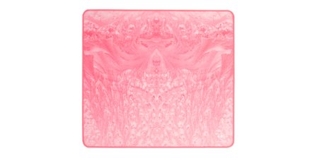 Deltaco PMP80 Mousepad, 450x400x4mm, stitched edges, pink