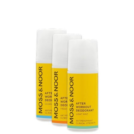 Moss & Noor After Workout Deodorant Mixed 3 pack 60 ml 3-pack