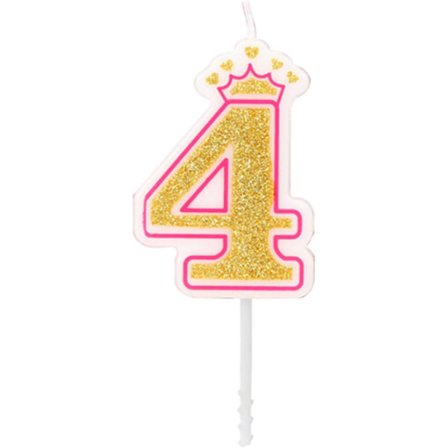 Födelsedagsljuskrona Söta Tårtljus Dekoration Nummer 0-9 Barn Glad Födelsedagsljus (Nummer 2)