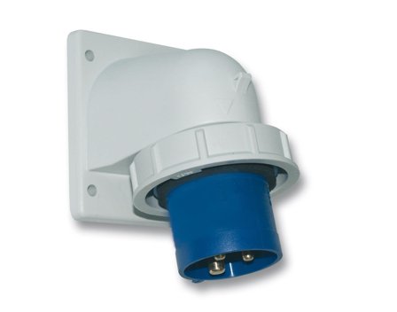 Garo IIV 432-9 S + HI Vegginntak IP67, 5-polet, 32 A Blå, 9 h, Stikkontakter & kabler