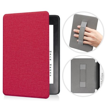 6,8 tums Smart Case E-Reader Folio Cover RÖD