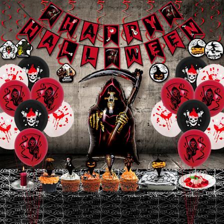 Halloween Party Dekorationskit - Halloween Hængende Hvirvler, Happy Halloween Banner, til Halloween Party Indendørs Udendørs Dekorationer C1