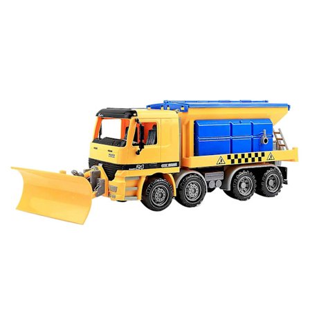 Friktion Drevet Snerydningsplov Lastbil Konstruktionslegetøj, Inertial Reparation Bil Legetøj, Ingeniørkøretøj