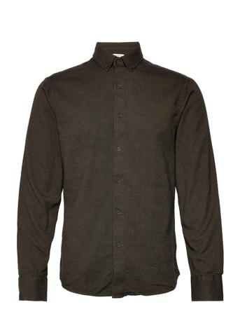 Bs Tromsoe Casual Slim Fit Shirt Skjorta Casual Brun Bruun & Stengade