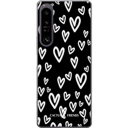 Kompatibelt Mobildeksel til Sony Sony Xperia 1 IV Cactus and Friends - Handdrawn Love Chaos