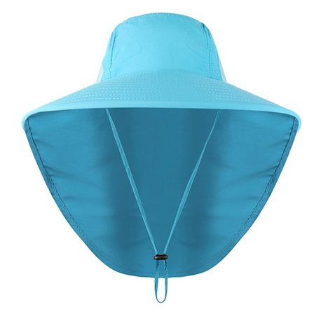 Solhatt Herre Dame Utendørs UV Sommerhatt med Nakke Beskyttelse