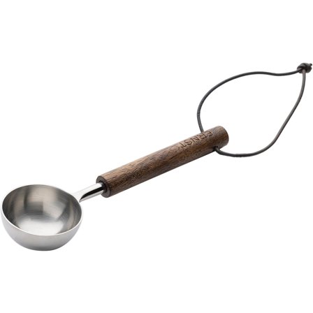 Ernst Kaffemål metal/mørkt træ - Mørkebrun | KitchenOne