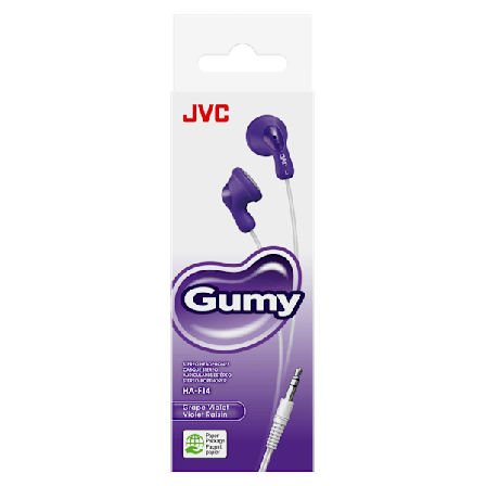 HA-F14 Gumy In-Ear headphones Wired Violet