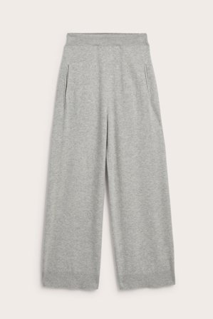 Kappahl | Bukse i ull- og kasjmirblanding Lysegrå M | Lysegrå