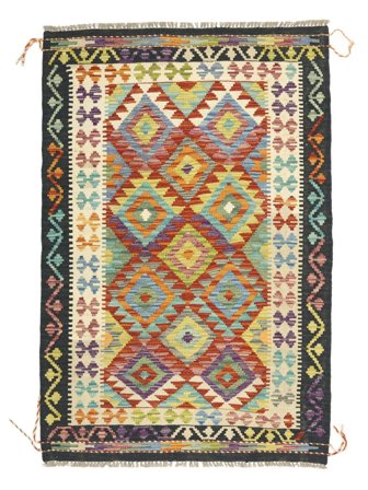 Alfombra Oriental Kilim Afghan Old Style 101X151 (Lana, Afganistán)