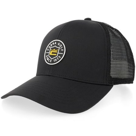 Cobra - Svart trucker Keps - Shield Cap Black Trucker @ Hatstore