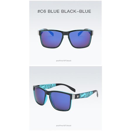 Nye europeiske og amerikanske sportssolbriller for menn og kvinner med samme avsnitt Strandsolbriller Utendørs ramme Riding Briller Qs056 (FMY)