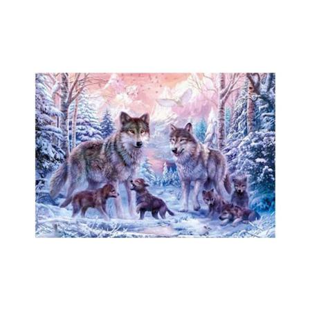 5d Diy Space Lion Wolf Boskap Diamond Rhinestone