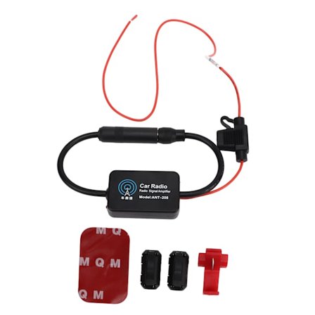 Bilstereo FM Radio Antenn Signal Booster 25-30dB Audio Stereo Media Huvudenhet Mottagare