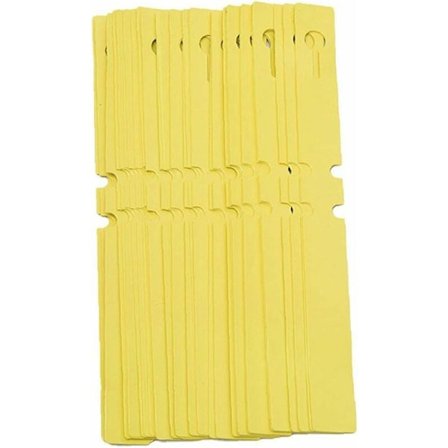 Växt Hängande Etikett Plast Träd Plantskola Taggar Vattentät Gul f