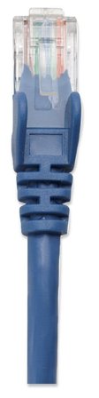 INTELLINET Patchkabel RJ45 U/UTP Cat6 1.00m blau