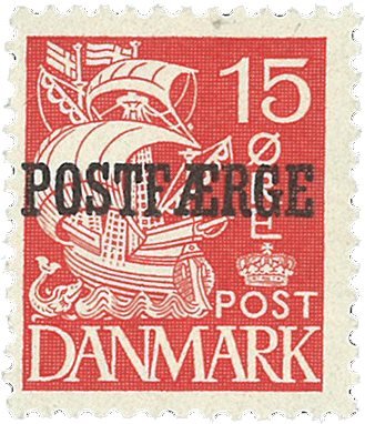 Danmark 1942 - Postfærgemærke AFA 16b - Postfrisk