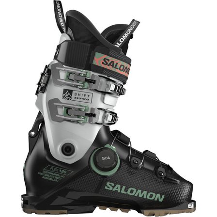 Salomon - Men's All-Mountain Boots Shift Supra Boa 120 - Black / Cool Gray 5 / Shale Green
