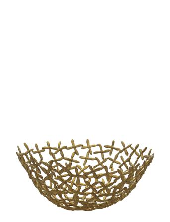 Ixora Skål Home Decoration Decorative Platters & Bowls Guld Mojoo