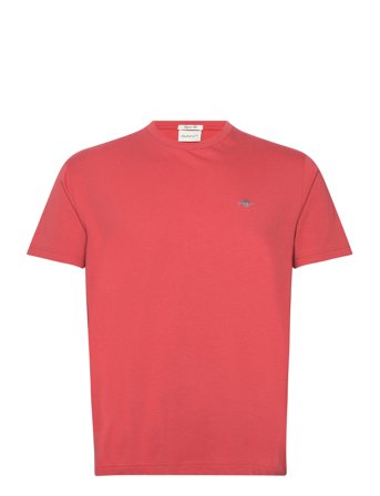 GANT Reg Shield Ss T-Shirt - Red - M