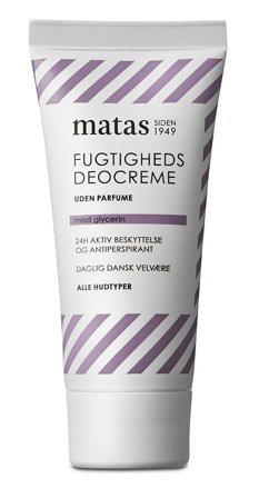 3 for 2 - Matas Striber Deocreme Uden Parfume 50 ml, Parfumer & Dufte, Deodorant, Til Hende