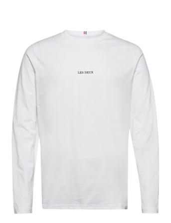 Lens Ls T-Shirt T-shirts Long-sleeved Vit Les Deux