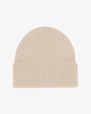 Merino Wool Beanie - Ivory White - Female - One Size