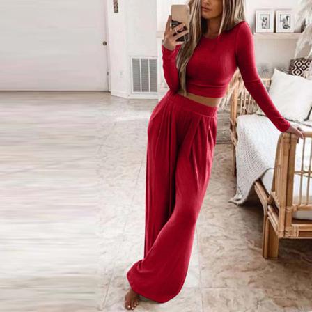 Solid Kvinnor Habwak House Dress Normal Sound Summits Two Pieces