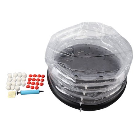 Mushroom Monotub Kit Bærbar Oppblåsbar Soppdyrkingsett Gjenbrukbar Soppfruktkammer Med Pumpe For Hjemmedyrking