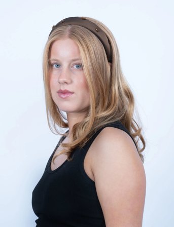 SUI AVA Floral Gleam Headband - Brown - ONE SIZE