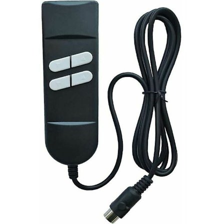 Elektrisk Relax Stol Fjernbetjening - Løfte Stol Fjernbetjening med Manuel Betjening, 4 Knapper, 5 Pins - Brugt til 2 Motor Recliners, Høj og Lav Li