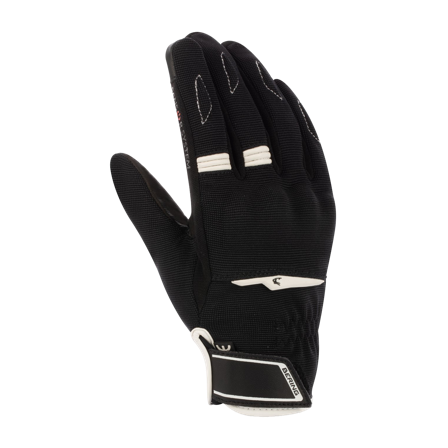 Rękawice Motocyklowe Bering Lady Fletcher EVO Damskie Czarny/Złamany Biały XL