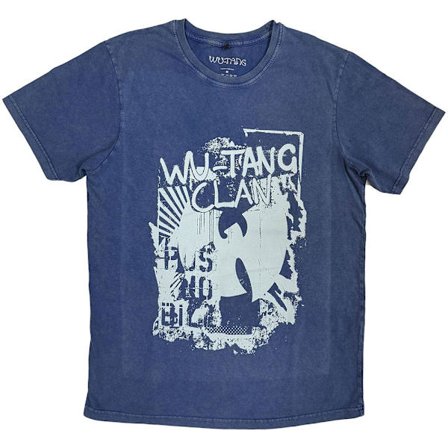 Wu-Tang Clan Unisex Vuxen Graffiti Stone Wash T-Shirt L Denim B