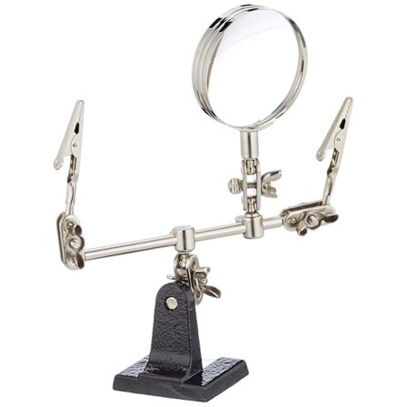 Suurennuslasi jalustalla, 60 mm suurennuslasi intensiiviseen käyttöön