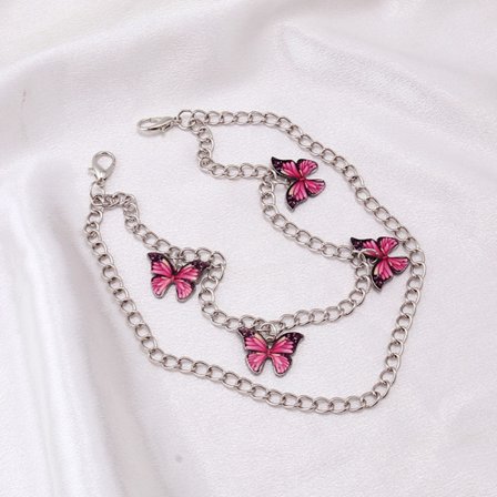 2st Väska Kedja Väska Straps ROSE RED