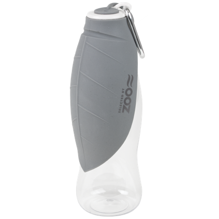 Selected by ZOO - Leaf vannflaske med skål Grå - Hund - Matplass & vannautomater for hund - ZOO.no