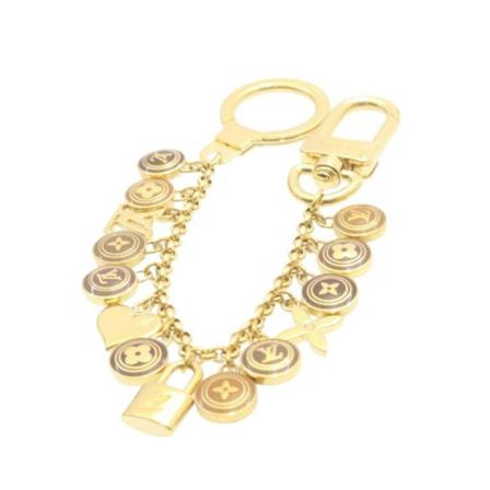 Louis Vuitton Vintage, Pre-owned Key Chain Geel, Dames, Maat:ONE Size