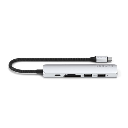 Satechi 6-i-1 USB-C Slim Multiport-adapter USB Type-C
