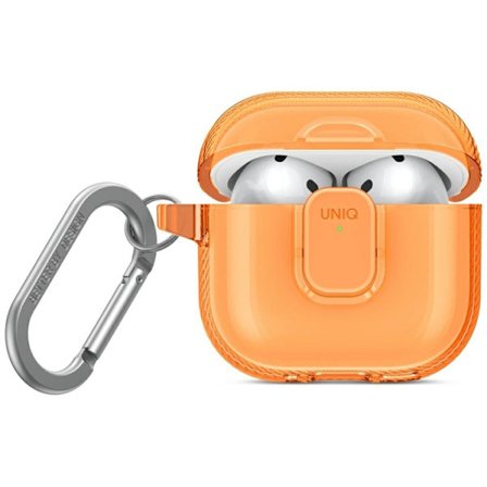 UNIQ AirPods 4 Skal Glase Pro Lock - Orange