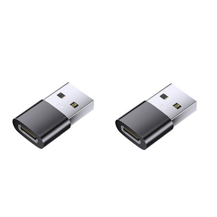2-pack Typ C till USB-adapter (minimalistisk design)