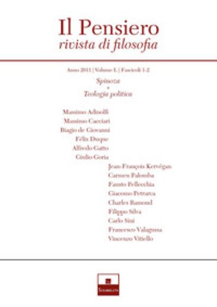 Il pensiero. Rivista di filosofia (2011). Vol. 50: Spinoza. La politica e il moderno-Teologia politica