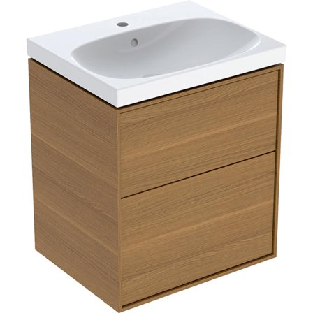 Ifö Sense Art Möbelpaket 2 lådor, ek, Badrum