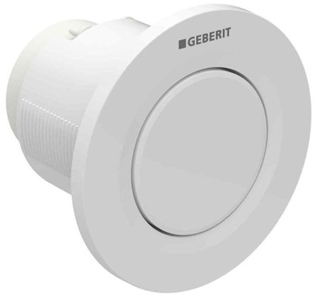 Geberit 116.040.21.1 Spyleknapp for enkeltskylling Blankforkrommet, Baderom