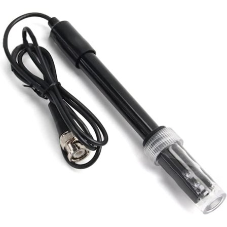 PH-anturi BNC-liittimellä, 0-14 pH-alue, vaihdettava elektrodi pH-testereille, mittareille ja säätimille, yhteensopiva akvaarioiden, uima-altaiden, 