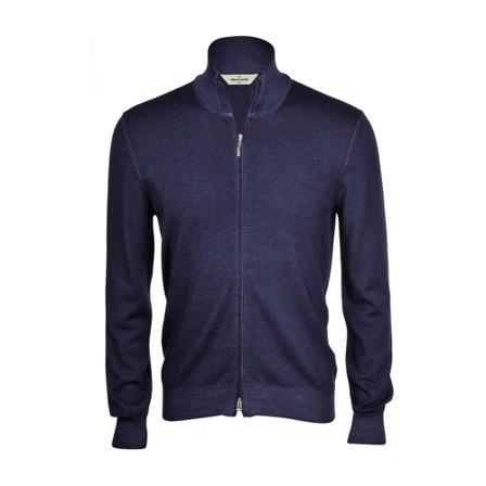 Gran Sasso, Knitwear Blauw, Heren, Maat:L