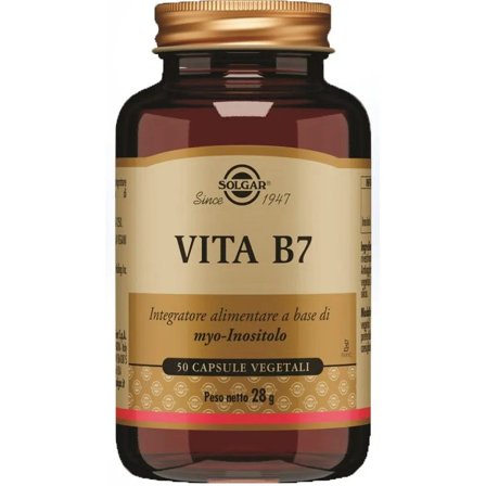 Solgar Vita B7 50 Capsule Vegetali - Integratore Biotina