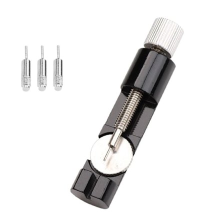 Klokke Reparasjonsverktøysett Veskeåpner SVART