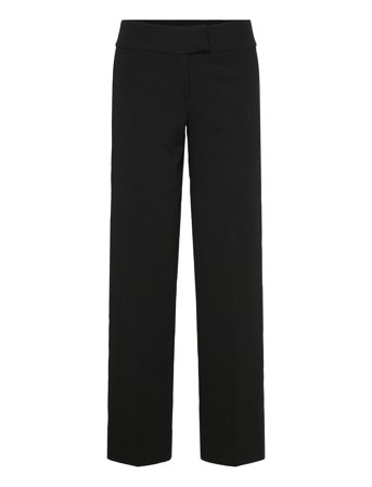 Soft Suit Wide Trousers Black Bubbleroom
