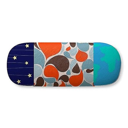 Värikäs vesipisara Art Deco -muoti kova kuori silmälasikotelo tähtitaivas