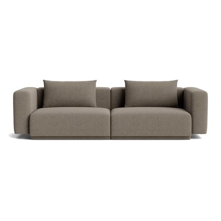 Serenata 3 personers sofa, Nordic Grå - Slidstærk & stilfuld sofa - 275x102x74cm - Perfekt til stuen - 3 personers sofa